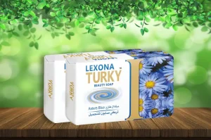 lexona turky asters blue soap
