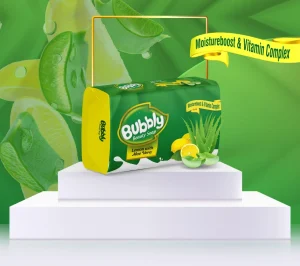 Bubbly soap - lemon and aleo vera