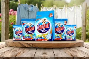 fatah washing detergent mockup with all variants
